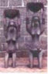 Sculpture intitulée "statues senoufo fem…" par Art D,Afrique Galerie Artiste Kaba Sanssi, Œuvre d'art originale,