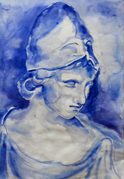 Malerei mit dem Titel "dsc-8943.jpg" von Kadir Kaplan, Original-Kunstwerk, Aquarell