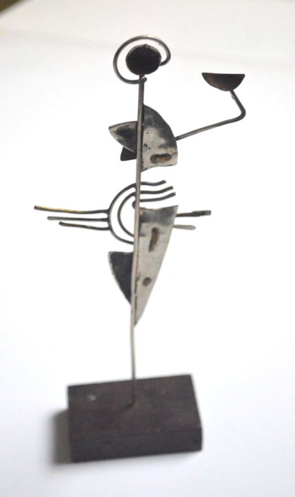 Sculpture titled "eidolio10" by Konstantinos Adamantidis, Original Artwork, Metals