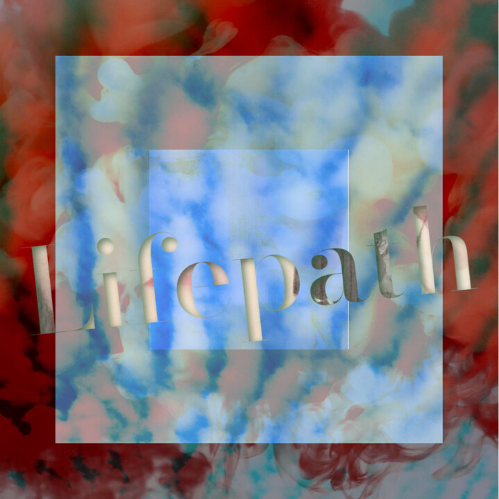 Painting titled "Lifepath" by Elize Kaisser, Original Artwork, Digital Collage