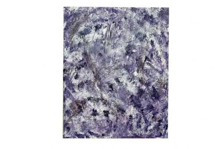 Peinture intitulée "Purple Rain" par Line.D'A..., Œuvre d'art originale