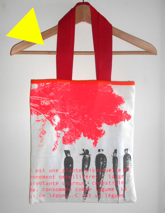 Artisanat intitulée "Sac Tote Bag imprim…" par Kaliart, Œuvre d'art originale, Sacs et Bagages