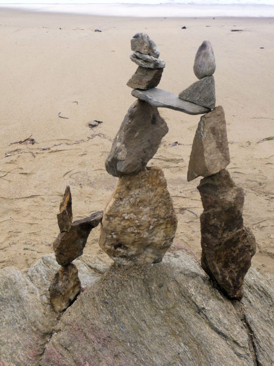 雕塑 标题为“Stone Balancing” 由Kalizae, 原创艺术品, 石