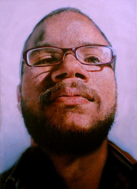 Painting titled "frank" by Kamalky Laureano, Original Artwork, Oil