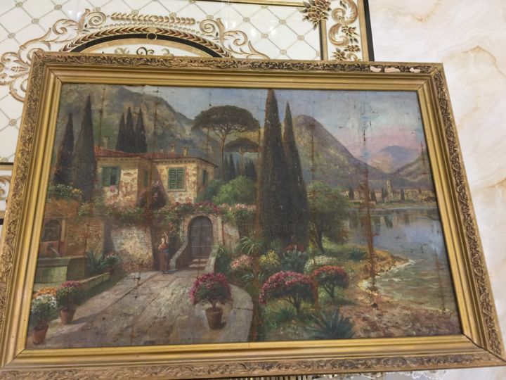 "Nature" başlıklı Tablo Kamran Aslanov tarafından, Orijinal sanat, Kumaş Ahşap Sedye çerçevesi üzerine monte edilmiş