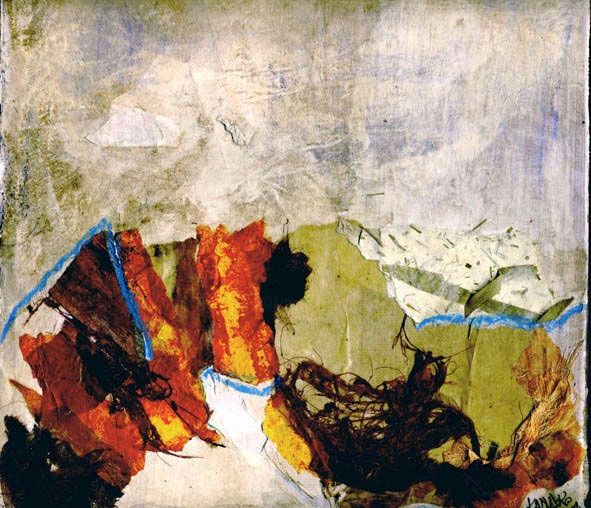 Collages titulada "vies nobles, paysag…" por Denise Kandro (DKANDRO), Obra de arte original,