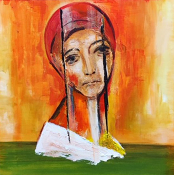 Painting titled "Untitled" by Kaniav Iranzadeh, Original Artwork, Acrylic