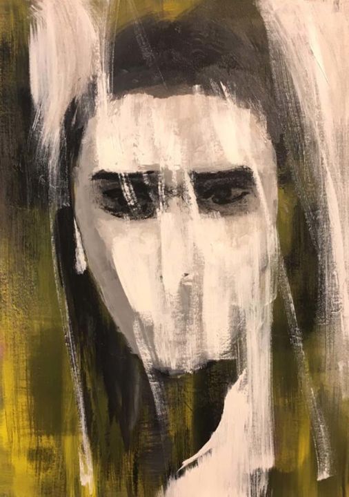 Painting titled "Untitled 002" by Kaniav Iranzadeh, Original Artwork, Acrylic