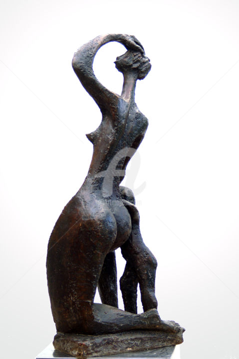 Sculptuur getiteld "sur-le-quaie5.jpg" door Kaol, Origineel Kunstwerk