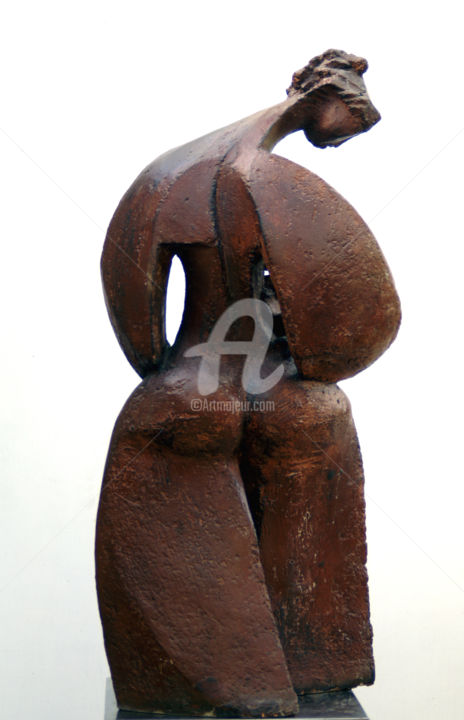 Escultura intitulada "premier-jour-h-937.…" por Kaol, Obras de arte originais