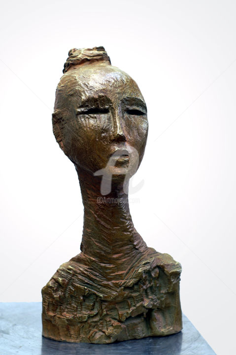 Sculpture titled "sun-Song" by Kaol, Original Artwork, Metals