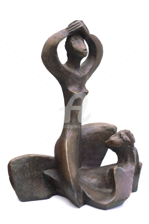 Sculpture intitulée "tension" par Kaol, Œuvre d'art originale
