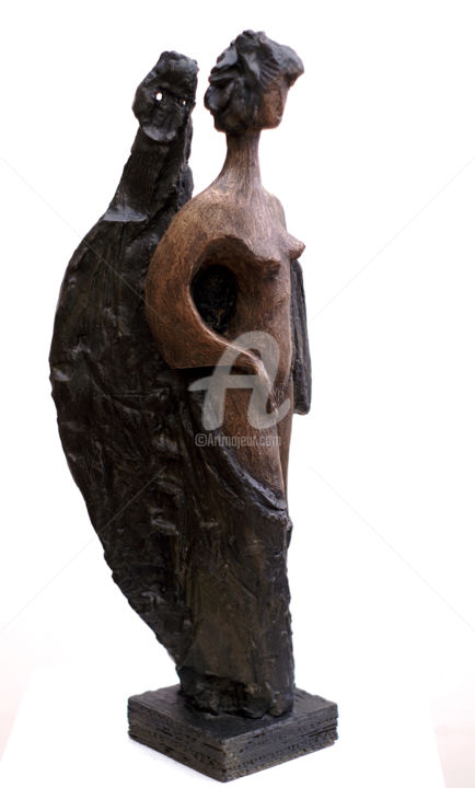 Скульптура под названием "ha-la-la" - Kaol, Подлинное произведение искусства
