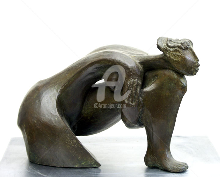Sculpture titled "melodie" by Kaol, Original Artwork, Metals