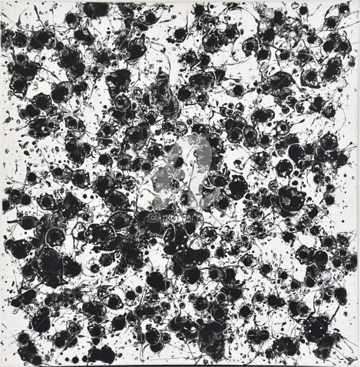 "Méduses / Variation…" başlıklı Tablo Kaouteur Souibgui tarafından, Orijinal sanat, Akrilik Ahşap Sedye çerçevesi üzerine mo…