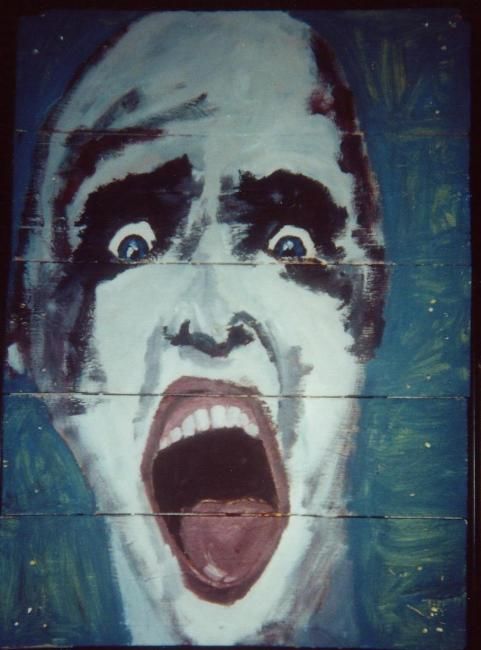 Peinture intitulée "le crie" par Marc Kapriel De Barsa, Œuvre d'art originale,