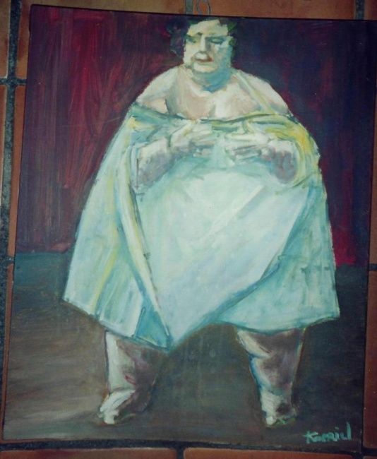 Peinture intitulée "momo" par Marc Kapriel De Barsa, Œuvre d'art originale