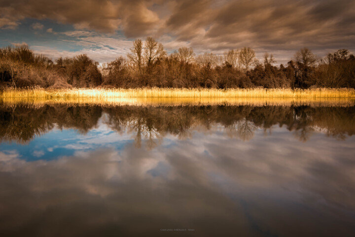Photographie intitulée "au bord d'un lac -…" par Gerald Kapski, Œuvre d'art originale, Photographie numérique