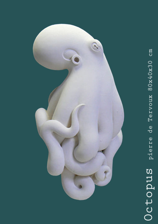 Escultura titulada "Octopus" por Karelle Boireau, Obra de arte original