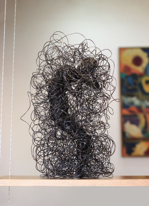 Скульптура под названием "Chaos (44x27x25 2kg…" - Karen Axikyan, Подлинное произведение искусства, Металлы
