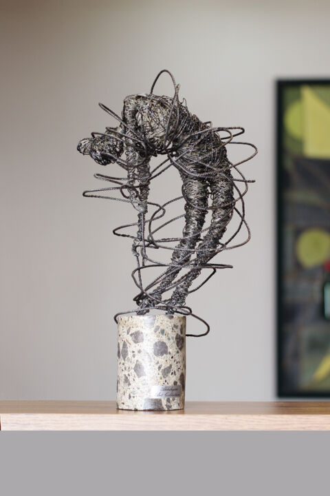 Scultura intitolato "Intertwined dance (…" da Karen Axikyan, Opera d'arte originale, Calcestruzzo