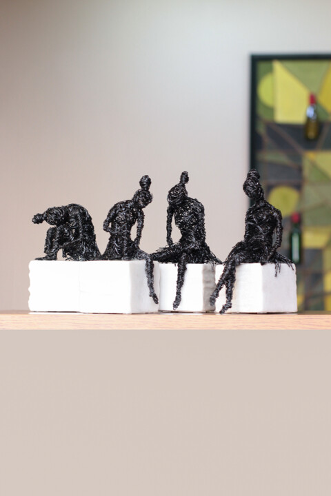 Sculpture titled "After Performance 1…" by Karen Axikyan, Original Artwork, Metals