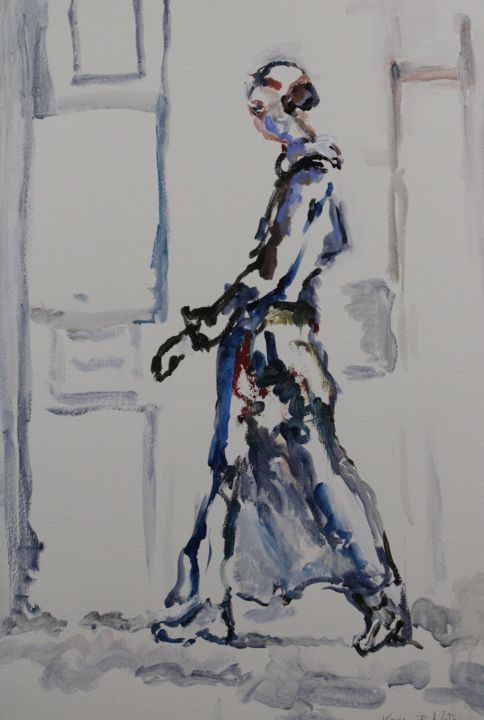 Peinture intitulée "Passage" par Karen Finkelstein, Œuvre d'art originale, Acrylique