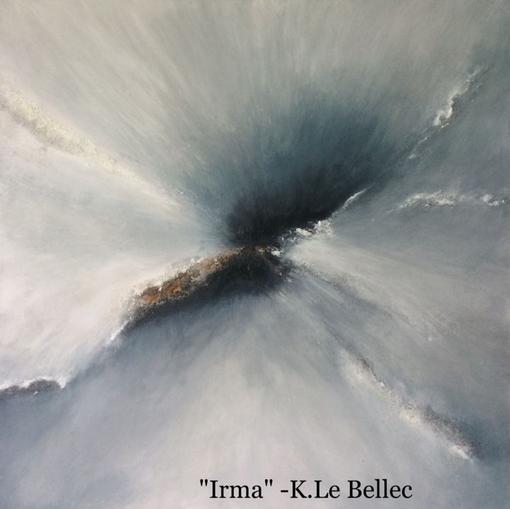 Painting titled "IRMA" by Karen Le Bellec, Original Artwork, Acrylic