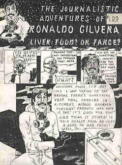 Drawing titled "Ronaldo comic#9" by Karen Wood, Original Artwork