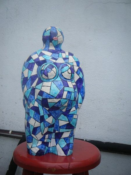 Sculpture intitulée "Les ''Géraldines''" par Karen M, Œuvre d'art originale