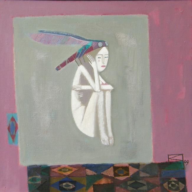 Painting titled "strecoza" by Karen Papikjan, Original Artwork