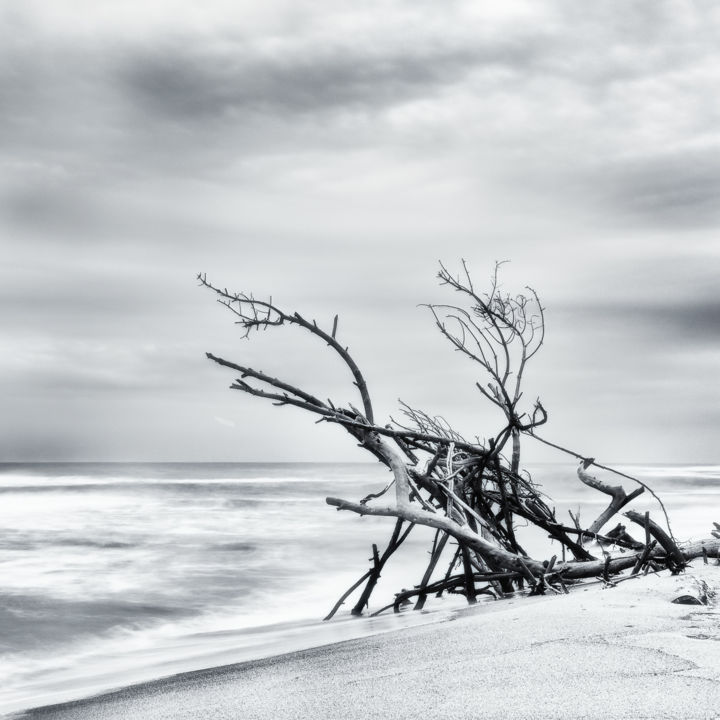 Photography titled "Beach hut" by Karim Carella, Original Artwork, Digital Photography