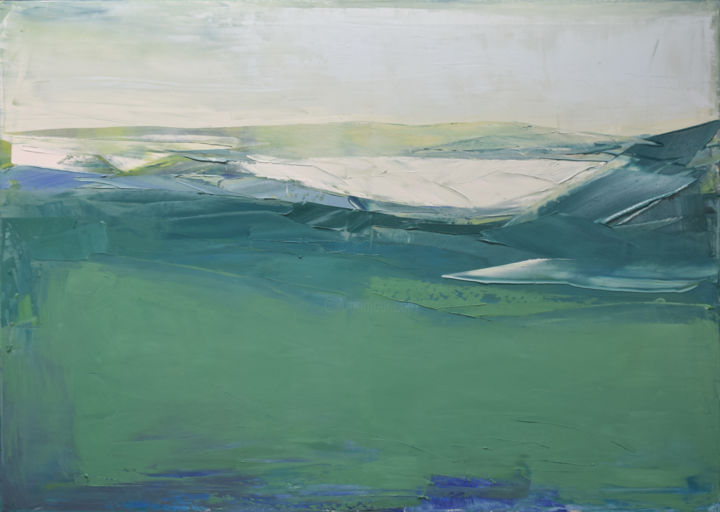 Malarstwo zatytułowany „Landscape 20” autorstwa Kariko Ono, Oryginalna praca, Olej