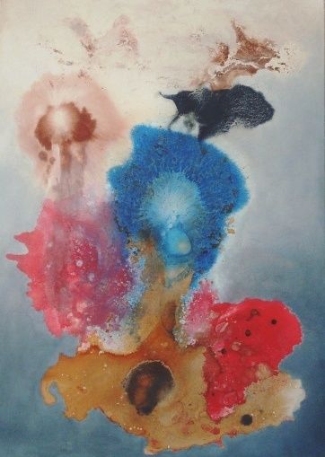 Pintura titulada "El Hongo" por Karina Bezchinsky, Obra de arte original, Oleo