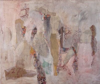 Pittura intitolato "Sepia" da Karina Bezchinsky, Opera d'arte originale, Olio