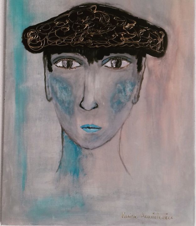 Painting titled "Torero" by Karina Bruneteau, Original Artwork, Acrylic