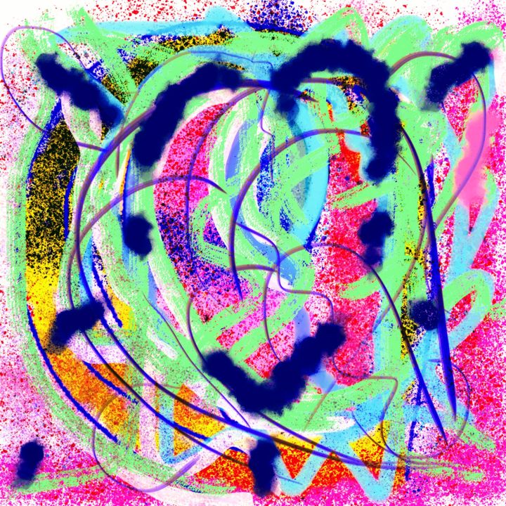 Digital Arts titled "3a146e40-6aca-403e-…" by Breath Colour Infinity, Original Artwork, Digital Painting