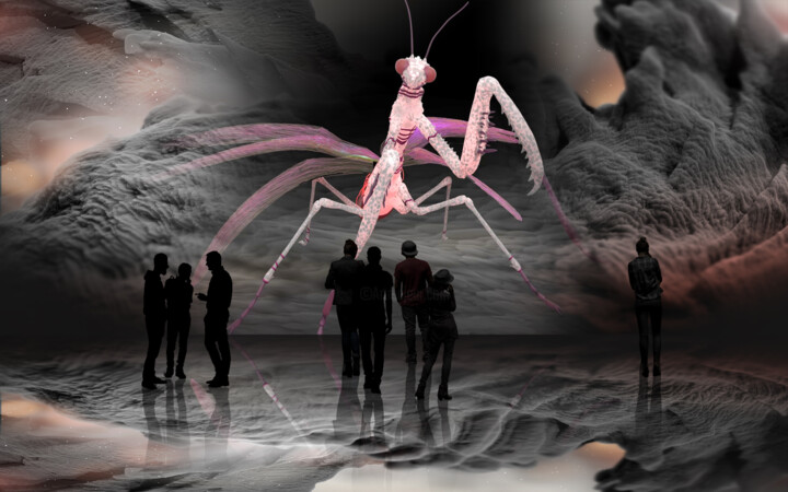 Arts numériques intitulée "deesse" par Karine Gil Esteban, Œuvre d'art originale, Modélisation 3D