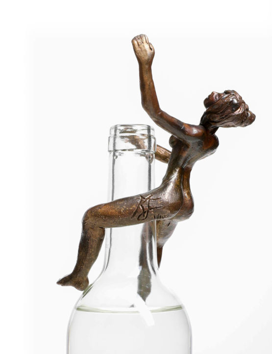 Sculpture intitulée "Grenache" par Juka, Œuvre d'art originale, Métaux