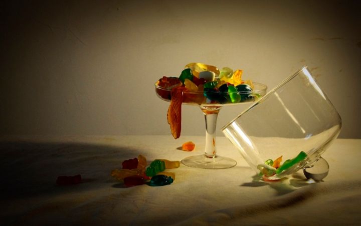 Photographie intitulée "Les Bonbons" par Karine Lopez, Œuvre d'art originale