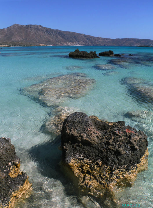 Fotografía titulada "Elafonissi 3" por Karolus, Obra de arte original