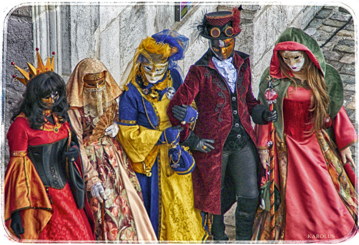 Fotografia intitulada "016.Carnaval-Annecy…" por Karolus, Obras de arte originais, Fotografia digital