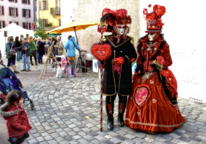 Photographie intitulée "017.Carnaval-Annecy…" par Karolus, Œuvre d'art originale, Photographie numérique