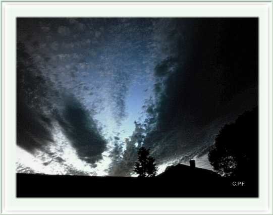 Fotografía titulada "the sky of the dawn" por Carmen Pelletier Fontán, Obra de arte original