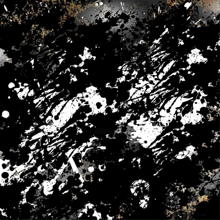 Digitale Kunst getiteld "BLACK AND WHITE" door Siham Kartobi, Origineel Kunstwerk, 2D Digital Work