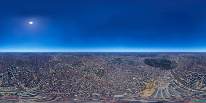 Arts numériques intitulée "360° Super Pano - B…" par Kashyope, Œuvre d'art originale, Photo montage