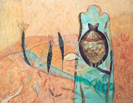 Schilderij getiteld "Silenda I" door Kasia Blekiewicz, Origineel Kunstwerk