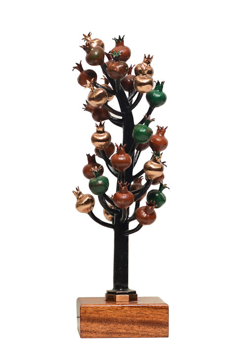 "Pomegranate Tree" başlıklı Heykel Kasif Gundogdu tarafından, Orijinal sanat, Metaller
