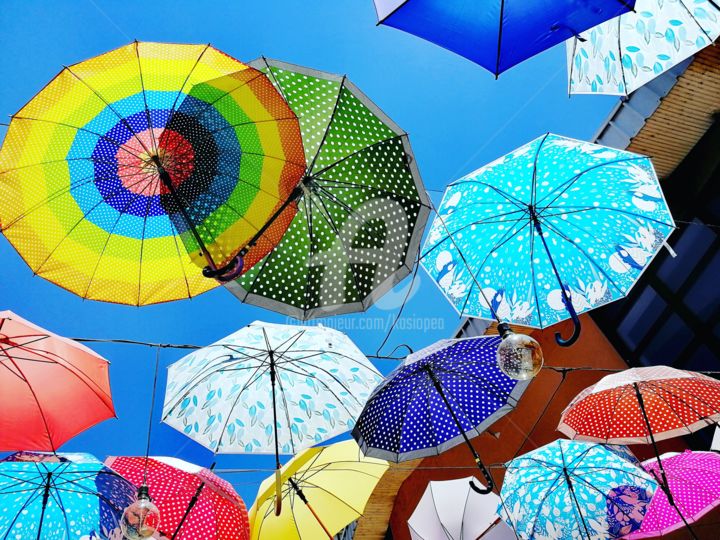 Photographie intitulée "Umbrella ©" par Kasiopea, Œuvre d'art originale, Photographie numérique