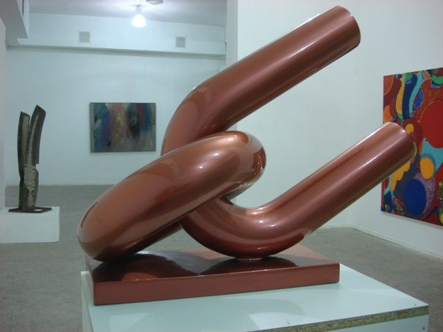 Sculpture intitulée "The ring" par Kevork George Kassabian, Œuvre d'art originale